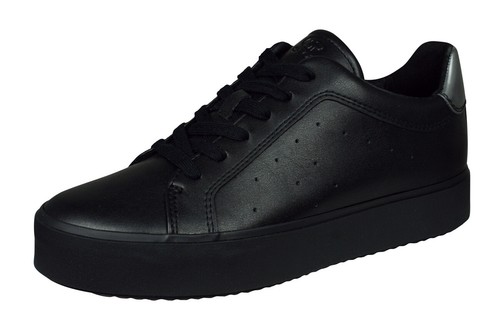 geox black trainers
