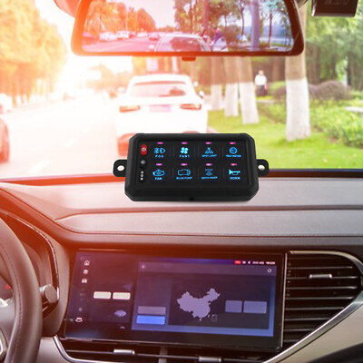 8 Gang Switch Panel with App Control with Adjustable Brightness and Light Colors