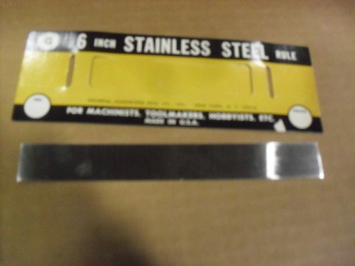 General 6 Stainless Steel Rule No. 309 Made In USA - Picture 2 of 3