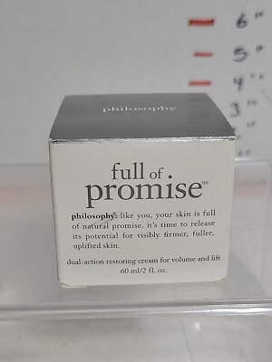 Philosophy Full of Promise Tightening And Firming Neck Cream 2oz NIB ~ S-Q