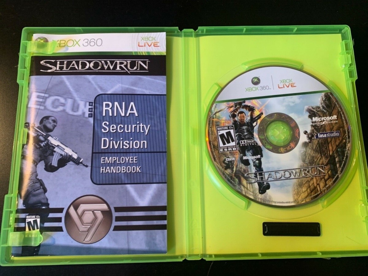 Shadowrun - Xbox 360 (Microsoft Xbox 360) Complete