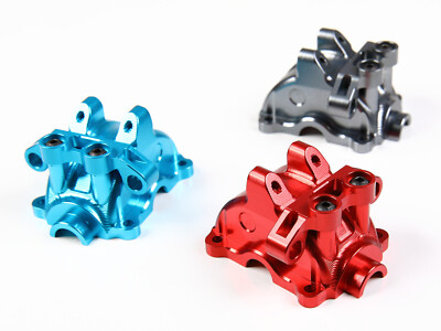 Metal Front / Rear Gear Box Cover Upgrade Kit for Tamiya TT02 Gearbox
