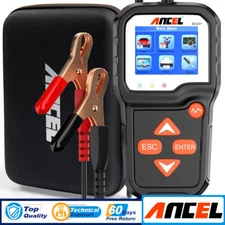 ANCEL BA301 6V 12V Car Battery Load Tester Motorcycle Analyzer with Storage Box
