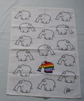 Ottifant Rainbow Regenbogen Geschirrtuch 50 X 70 Cm KüChe Geschirrhandtuch Otto