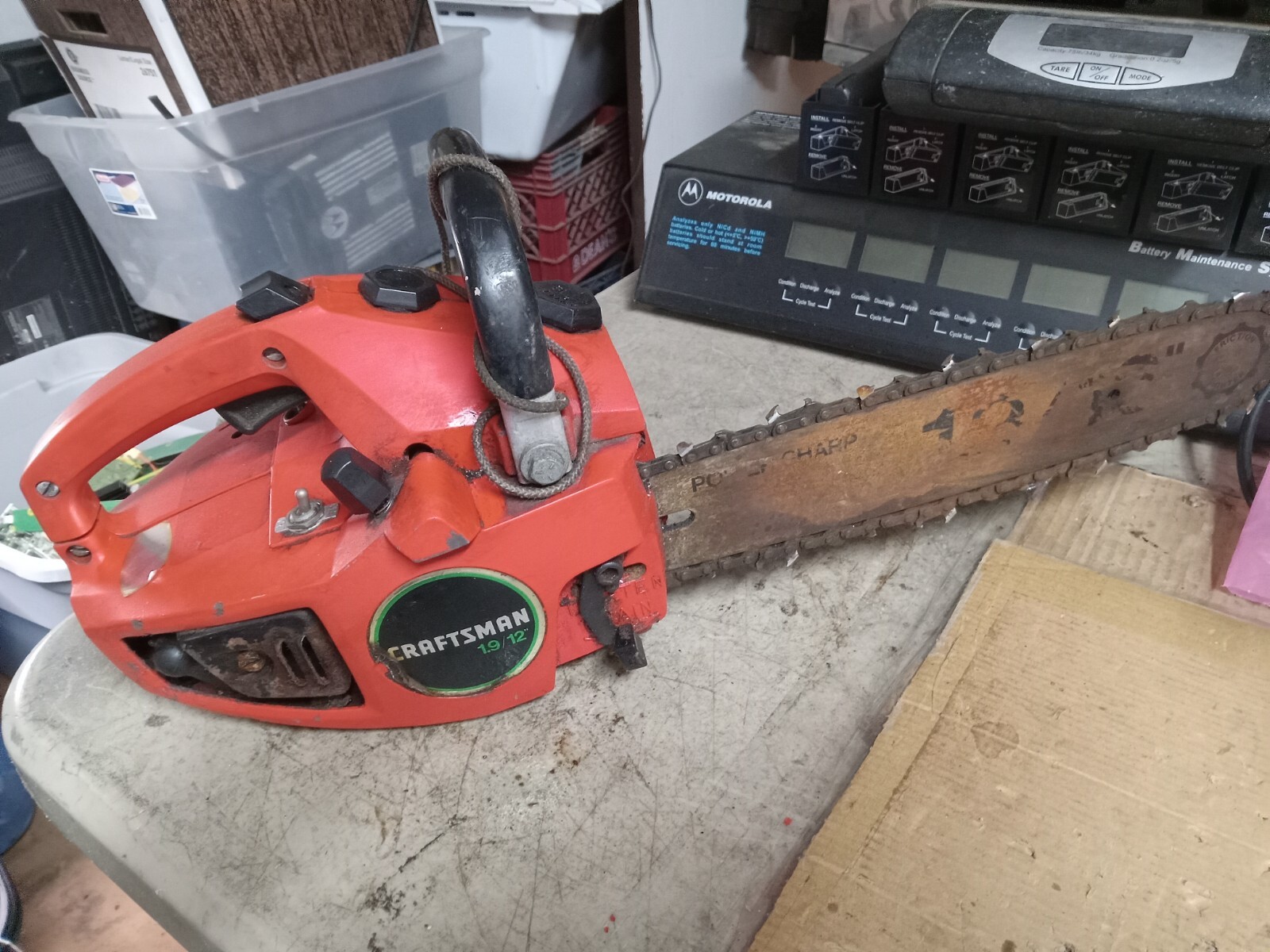 PARTS OR REPAIR Vintage CRAFTSMAN 1.9/12" Chainsaw eBay