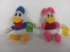 Kellogg's Walt Disney World Donald and Daisy Duck mini bean bag plush Characters