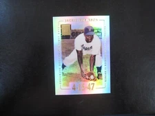 2002 Topps Tribute Milestone # 47 Jackie Robinson Card (B62) Brooklyn Dodgers