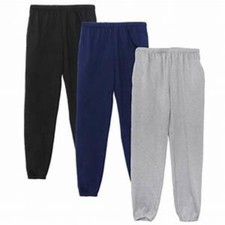Big Sizes Fleece Pants up to 10X black navy grey