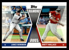 2011 Topps #DD-BW Lance Berkman / Brett Wallace Diamond Duos card