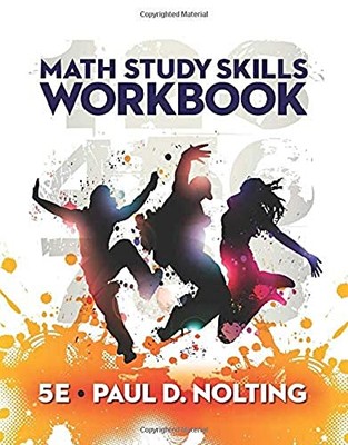 Math Study Skills Workbook, Nolting, Paul D.