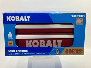 Lowe ,s NFL SF 49ers rouge & Kobalt d'or Mini Boîte à outils limitée Edition Rare HTF NIB