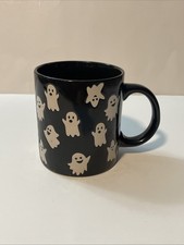 Halloween Mug Embossed Ghosts 16 oz New