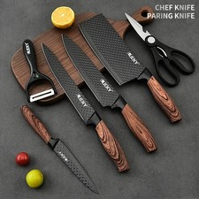Professional 6 pc Kitchen Knife Set, Suitable For Family Travel, Gift Box Set