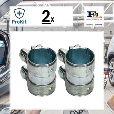 2x ORIGINAL® Fa1 Rohrverbinder, Abgasanlage für VW GOLF V POLO V PASSAT B7