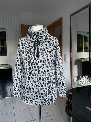 Sweatshirt Damen 40 42 warm Pullover mit großem Rollkragen