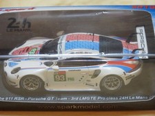  Spark 1/43 Porsche 911 RSR Porsche GT Team No 93 Le Mans 2019 3rd Brumos S7938 