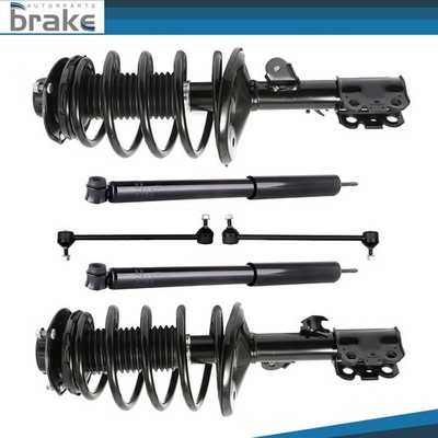 Front Rear Complete Strut Shock Sway Bar Links Kits For Toyota Sienna 1998-2003