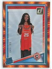 2025-26 DONRUSS WNBA ORANGE LASER ANEESAH MORROW RC 040/199 CONNECTICUT SUN #99