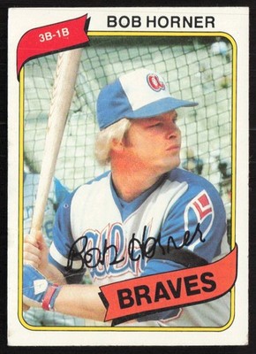1980 Topps Bob Horner Atlanta Braves #59