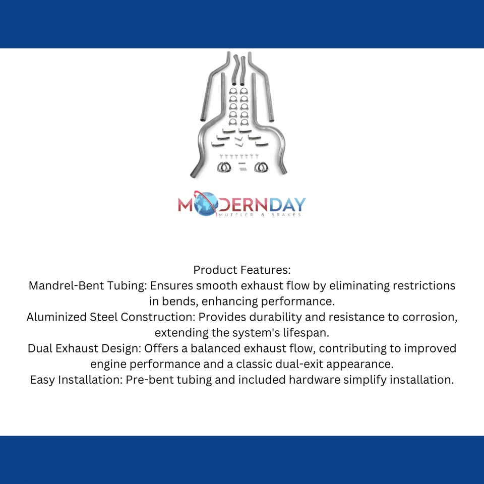 Tubos de escape traseros Hooker 16522HKR 63-72 Chevy C10 C20 camioneta SBC Foto 4 de 4