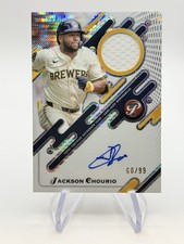Jackson Chourio 2025 Topps Pristine Patch Auto Autograph /99 PPAR-JC KG