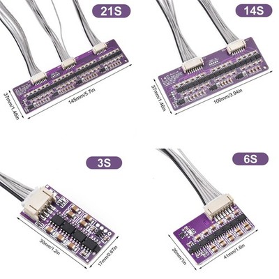 1.5A 3S-21S BMS Active Equalizer Balancer Li-ion Lifepo4 Battery Capacitor AEU