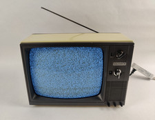 Vintage 1984 Magnavox 12" Black White CRT TV Television BE3731 AL01