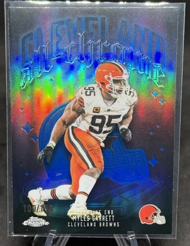 2025 Topps Chrome Myles Garrett Blue Refractor (RAW)