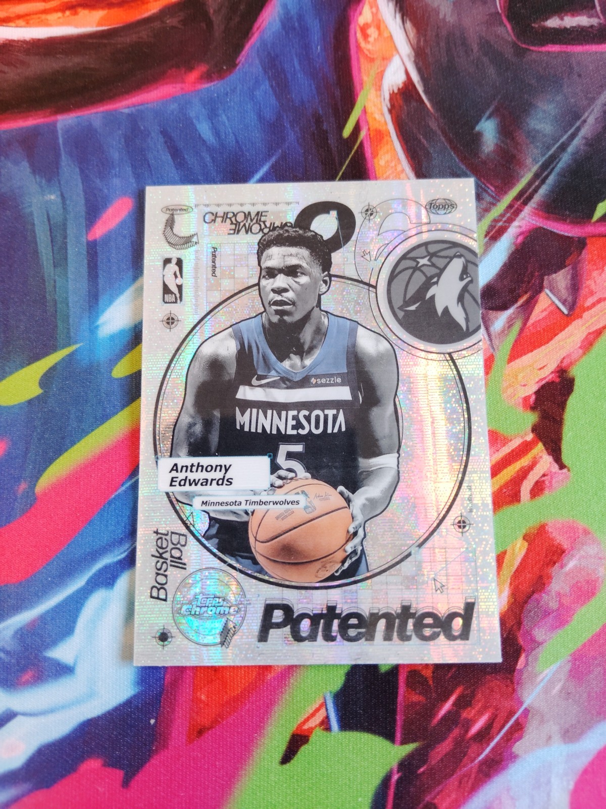 2025-26 Topps Chrome NBA Anthony Edwards Patented Case Hit SSP🔥