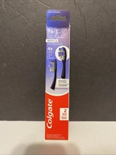 Colgate 360 Floss Tip Replaceable Head Toothbrush Refill Heads 2 Brush Heads 1PK