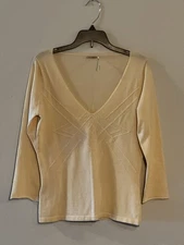 Maxstudio Women’s 65% Silk Knit Top Size S