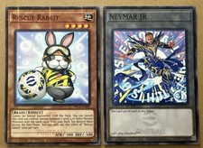 Yugioh Konami eFootball 2 Card Promo Neymar JR & Rescue Rabbit Sealed  x10