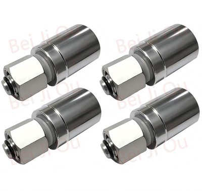 4-Pack DIN L08 M14x1.5 Female Swivel Hydraulic Fitting.-04 Hose with Ferrule.