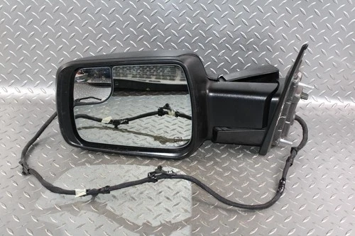 19-23 RAM 1500 *DMG* Black Driver Side LH Left Power Mirror Blind Spot OEM WTY