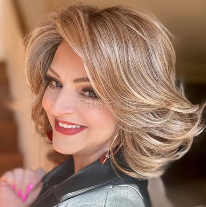 Highlight Blonde 100% Human Hair 13x4 Lace Wig for Fashion Women