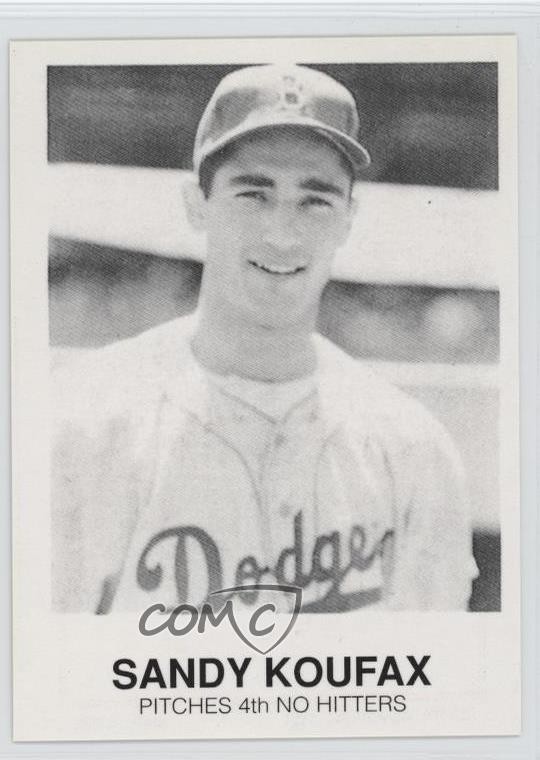 1977-84 TCMA Renata Galasso Series 6 Sandy Koufax #244 HOF g5e
