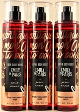 QTY 3 - Bath  Body Works EMILY IN PARIS - PARIS AMOUR Fine Body Mist Spray 8 Oz