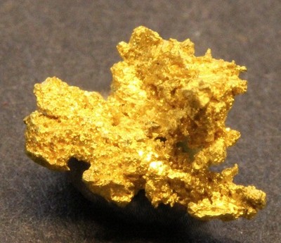 Gold specimen Crystallized Gold  0.37 Gram  Round Mtn. Mine  Nye Co. NV