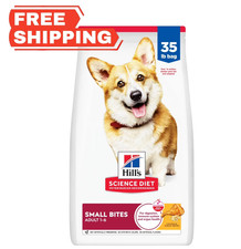 Hill's Science Diet Adult Small Bites Dry Dog Food Chicken Barley, 35 lb