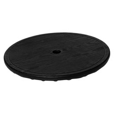 Outdoor Lighting Umbrella Table Tray Slip Resistant Black Table Top for Pool