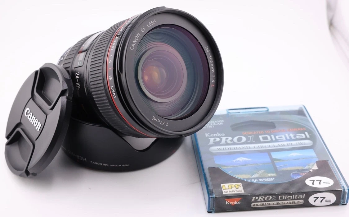 【美品】Canon EF 24-105mm f/4L IS USM Amazon.com : Canon EF 24-105mm f/4L IS USM Zoom Lens - White Box