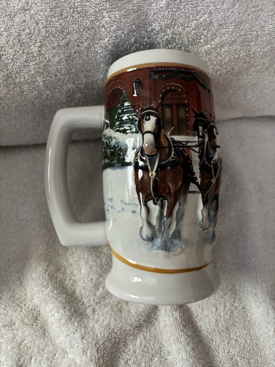 Budweiser 2006 Holiday Stein "Sunset at the Stables" for sale online | eBay