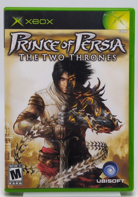 Prince of Persia The Two Thrones Original Xbox Complete Manual CIB Tested