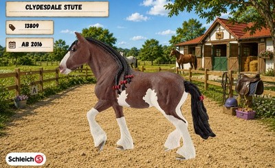   SCHLEICH 13809   Clydesdale Stute   Pferde   Horse Club   Ab 2016