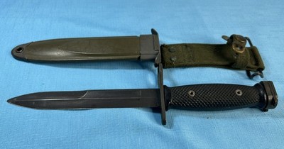 Vintage BOC U.S. M7 Bayonet & M8A1 PWH Scabbard USM M7 w Sheath