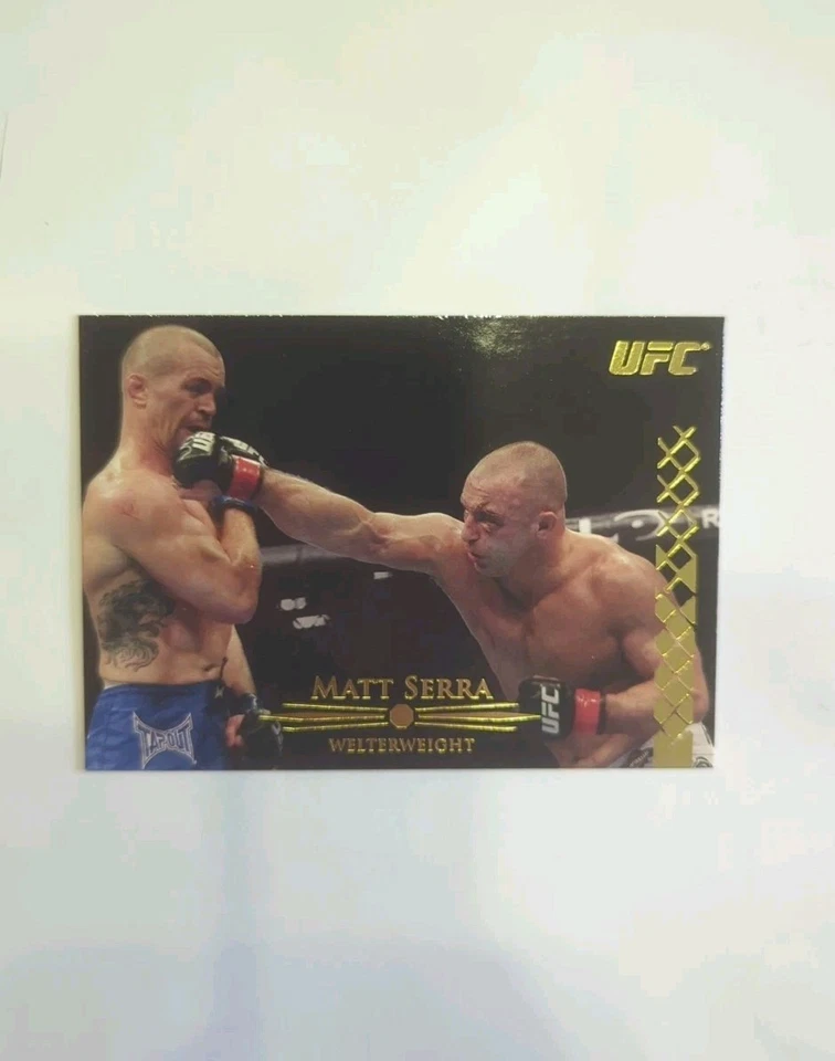 🇺🇸 Matt Serra 2011 Topps UFC Title Shot Gold  Welterweight #24 - Image 2 of 3