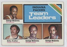 1975-76 Topps Team Leaders George McGinnis Bill Keller #279 HOF 0q9