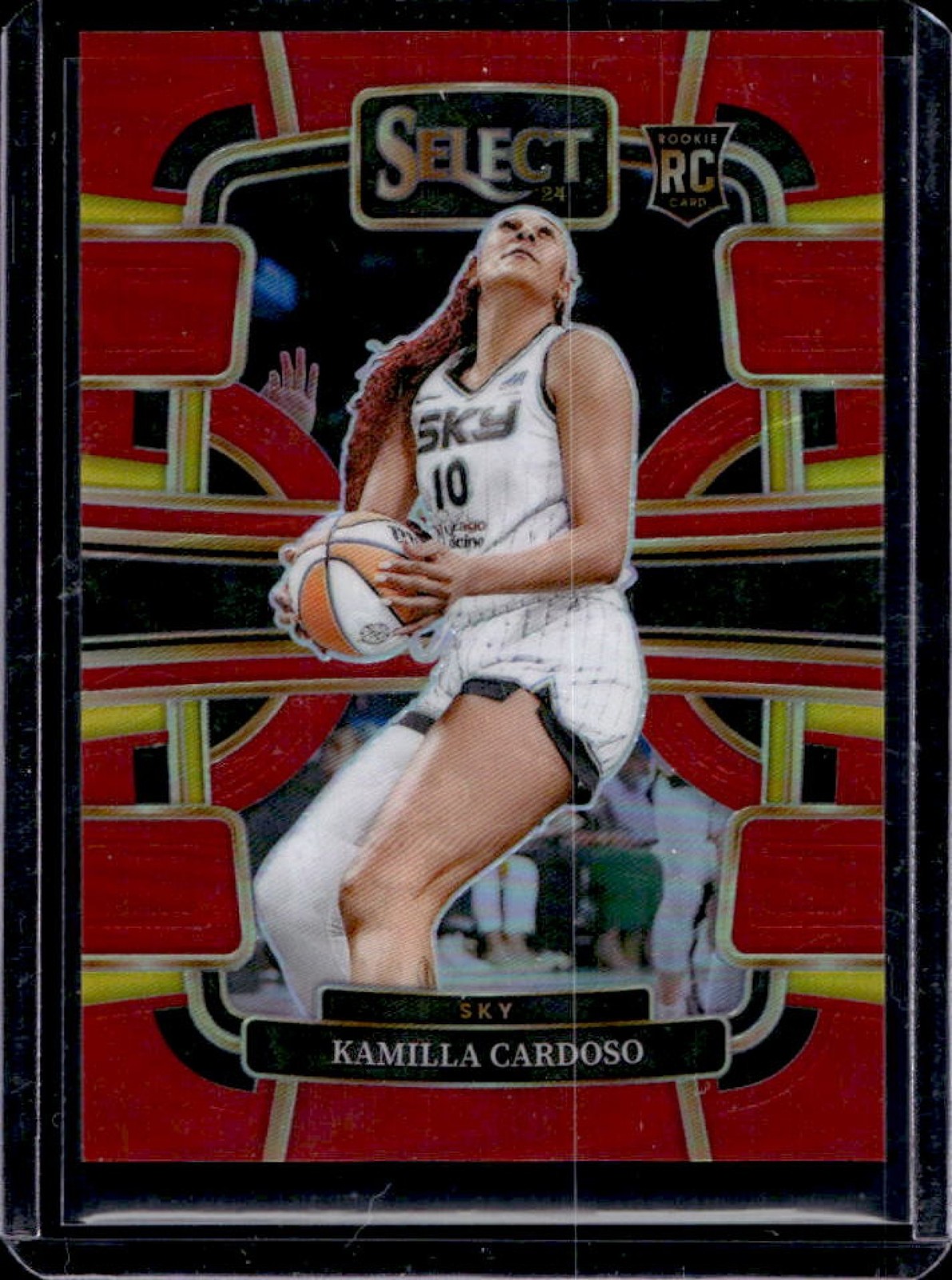2024 Select WNBA Kamilla Cardoso RC Red Prizm Concourse #93/149 Sky