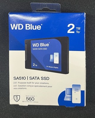 Western Digital Blue 2TB 520Mb Internal Solid State Drive - Blue (WDS200T3B0A)