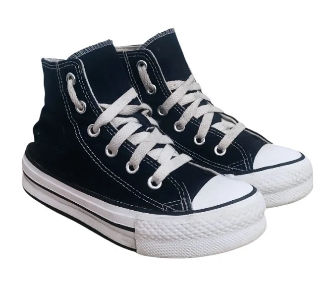 Scarpe da ginnastica Converse All Star Eva Lift Hi Platform taglia 11 UK neonato
